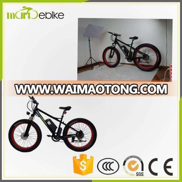 26" Electric Big Tyre Bike Rear Motor e Mountain Bike Fat Tyre