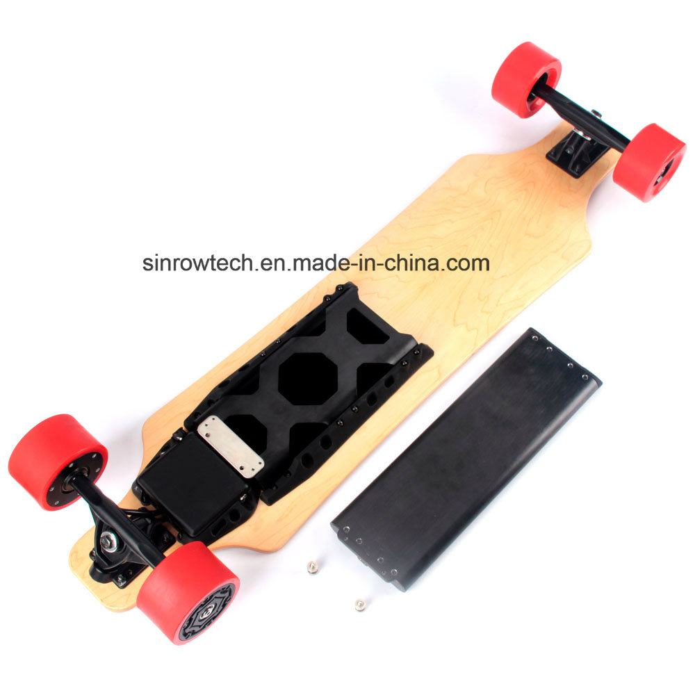 Dual Hub Motor 4 Wheels Electric Moterized Longboard Skateboard with Remote Control